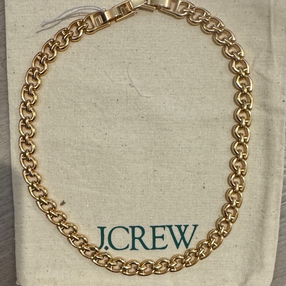 J. Crew Gold-Tone Chainlink Necklace - Picture 4 of 4